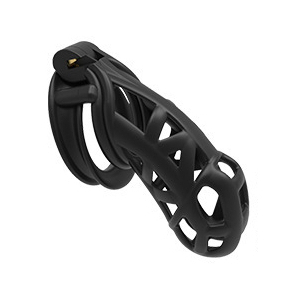 Cage de chasteté CONTRIK XXL Noire de 12 x 3.6 cm