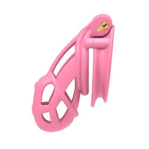 Cage de chasteté CONTRIK XL Rose de 10.5 x 3.6 cm