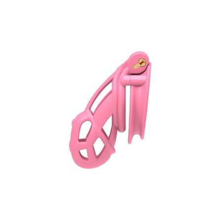 Cage de chasteté CONTRIK XL Rose de 10.5 x 3.6 cm