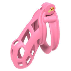 Cage de chasteté CONTRIK XL Rose de 10.5 x 3.6 cm 2
