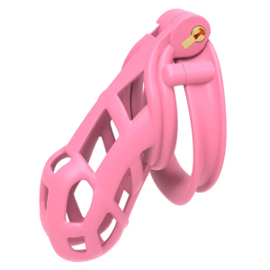 Cage de chasteté CONTRIK XL Rose de 10.5 x 3.6 cm