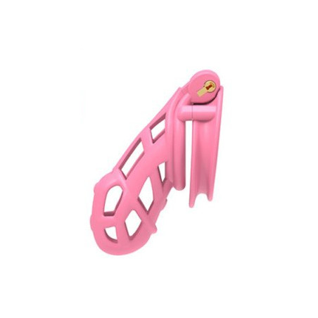 Cage de chasteté CONTRIK XXL Rose de 12 x 3.6 cm