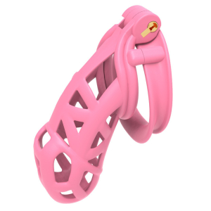 Cage de chasteté CONTRIK XXL Rose de 12 x 3.6 cm