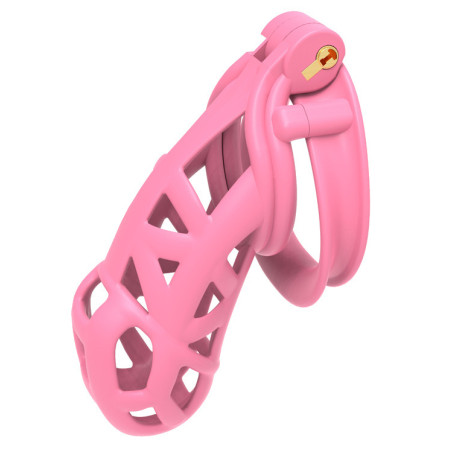 Cage de chasteté CONTRIK XXL Rose de 12 x 3.6 cm
