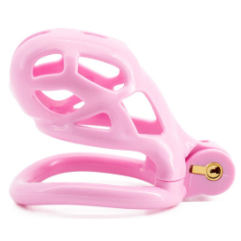 Cage de chasteté rose ROBAT L de 6.5 x 3.7 cm 2