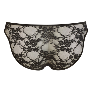 Slip sexy en dentelle FLOWTHIN Noir
