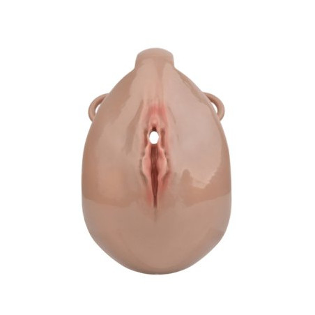 Cage de Chasteté avec Harnais SISLAB 5.5 x 3.5cm Marron