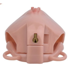 Cage de Chasteté avec Harnais SISLAB 5.5 x 3.5cm Chair