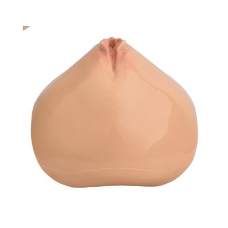Cage de Chasteté avec Harnais SISLAB 5.5 x 3.5cm Beige