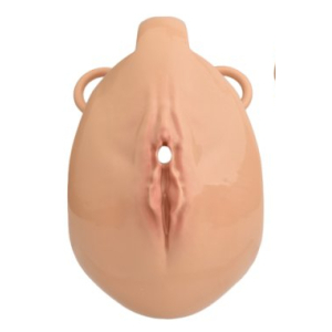 Cage de Chasteté avec Harnais SISLAB 5.5 x 3.5cm Beige