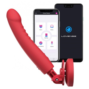 Gode ventouse connecté MISSION 2 de Lovense 14 cm