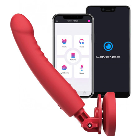 Gode ventouse connecté MISSION 2 de Lovense 14 cm