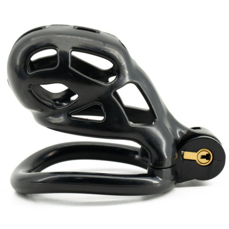 Cage de chasteté ROBAT L de 6.5 x 3.7 cm Noire