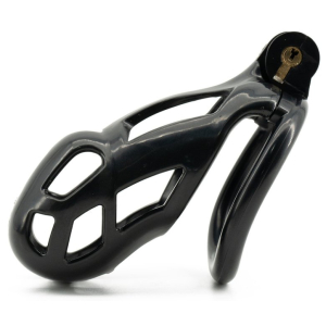 Cage de chasteté Noire ROBAT XL de 9 x 3.7 cm