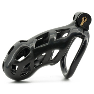 Cage de chasteté ROBAT XXL Noire de 10 x 3.7 cm
