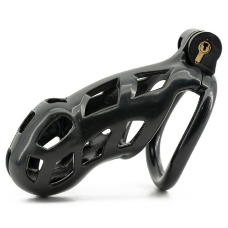 Cage de chasteté ROBAT XXL Noire de 10 x 3.7 cm