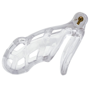 Cage de chasteté ROBAT XXL Transparente de 10 x 3.7 cm