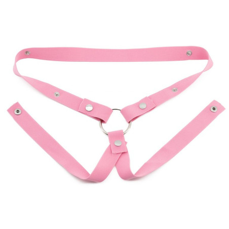 Support élastique pour Cage de chasteté Rose