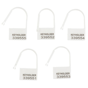 Lot de 5 CADENAS LOCK Numérotés Blanc