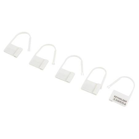 Lot de 5 CADENAS LOCK Numérotés Blanc
