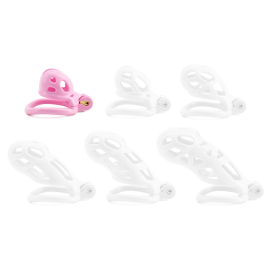 Cage de chasteté ROBAT Rose S de 4 x 3.3 cm