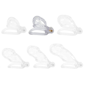 Cage de chasteté ROBAT M Transparente 5.5 x 3.3 cm