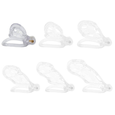 Cage de chasteté ROBAT Transparente S de 4 x 3.3 cm
