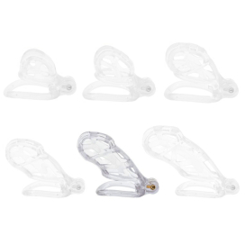 Cage de chasteté ROBAT XXL Transparente de 10 x 3.7 cm