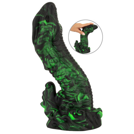 Gode Monster LIZARD PEAK 18 x 5.5 cm Vert