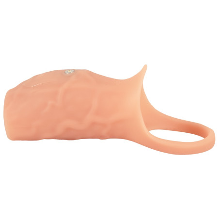 Manchon de pénis vibrant REAL SLEEVE 9.5 x 4.5 cm