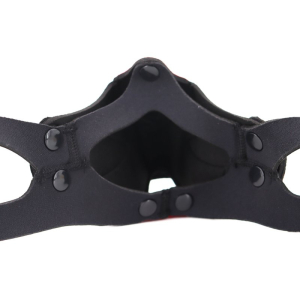 Museau PUPPY MUZ Noir et Rouge en Néoprène