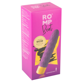 Vibromasseur BEAT 13 x 3.3cm Violet 2