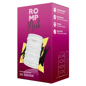 Masturbateur Souple MOSH 6.4cm Transparent