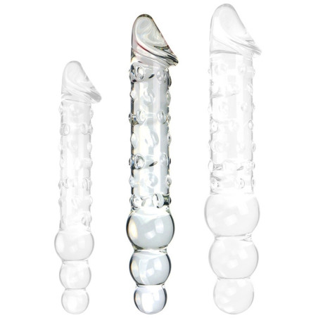 Gode en Verre THREEBALL M 28 x 4.5cm