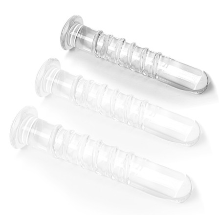 Gode en Verre ROLLED S 15 x 2.3cm Transparent