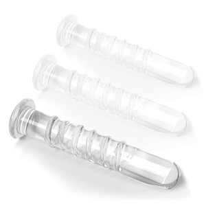Gode en Verre ROLLED L 18 x 3.2cm Transparent