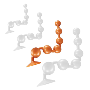 Boules anales Silicone SOMASS L 48 x 6.8 cm Orange