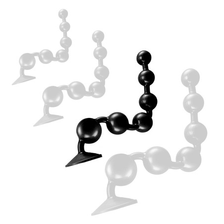Boules anales en silicone SOMASS L Noires de 48 cm