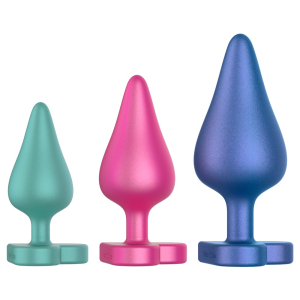 Kit de 3 Plugs en silicone LUSTER