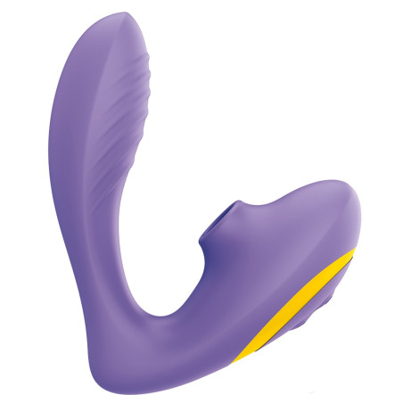 Double Stimulateur REVERB 12 x 3.7cm Violet