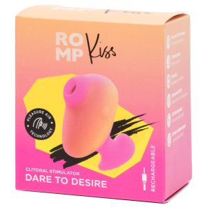 Stimulateur de Clitoris KISS Orange et Rose
