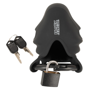 Cage de chasteté Silicone COCK VELVET 10 x 5.4 cm Noire
