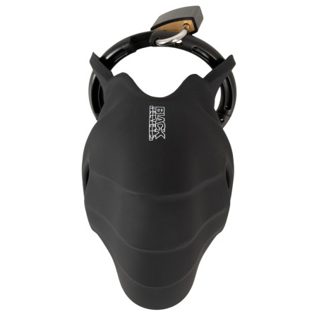 Cage de chasteté Silicone COCK VELVET 10 x 5.4 cm Noire