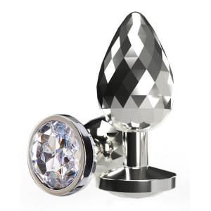 Plug Bijou DISCO DIAMOND M 7 x 3.3 cm Gris