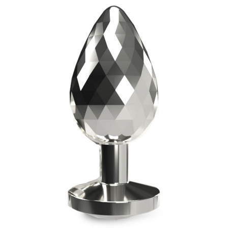 Plug Bijou DISCO DIAMOND M 7 x 3.3 cm Gris