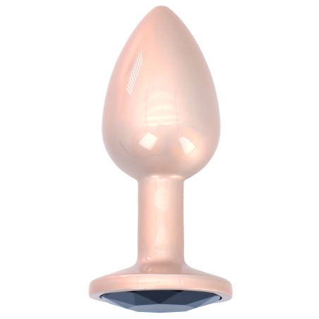 Plug Bijou SHINE LIKE A STAR 6 x 2.7cm Or Noir