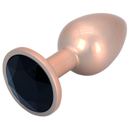 Plug Bijou SHINE LIKE A STAR 6 x 2.7cm Or Noir