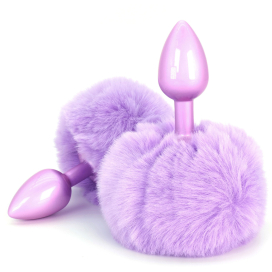 Plug Queue de Lapin ENCHANTING BUNNYTAIL 5 x 2.8cm Violet