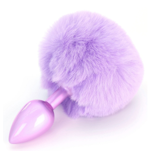 Plug Queue de Lapin ENCHANTING BUNNYTAIL 5 x 2.8cm Violet
