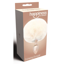 Plug Queue de Lapin ENCHANTING BUNNYTAIL 5 x 2.8cm Blanc Beige 2